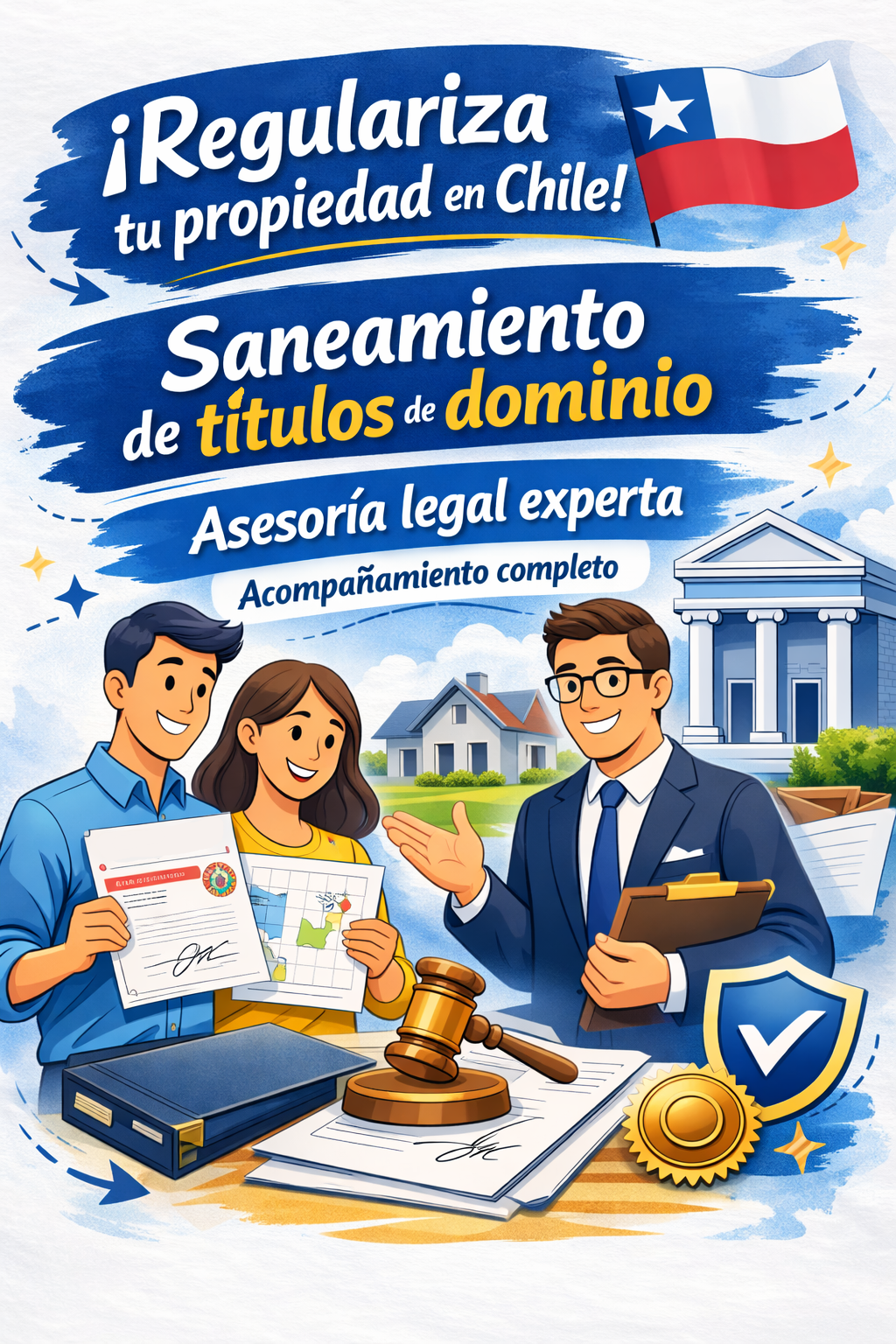 Saneamiento de títulos de dominio en Chile - Guía completa del D.L. 2695 Saneamiento de títulos de dominio