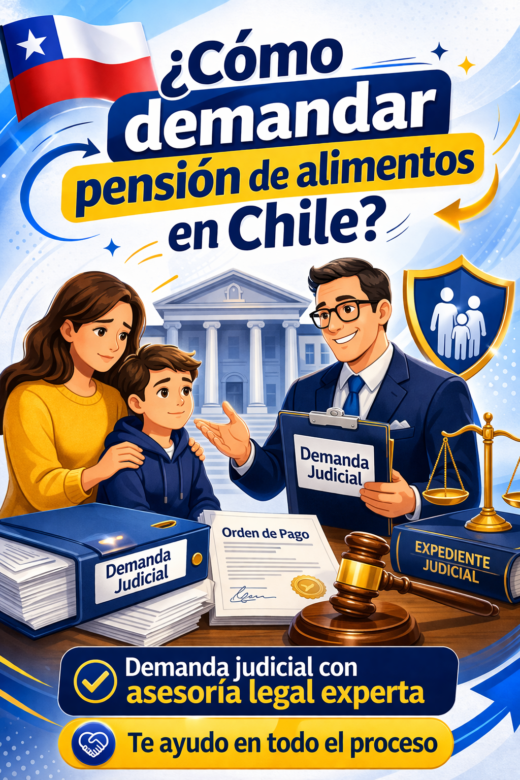 ¿Cómo demandar pensión de alimentos en Chile? como demandar pensión de alimentos