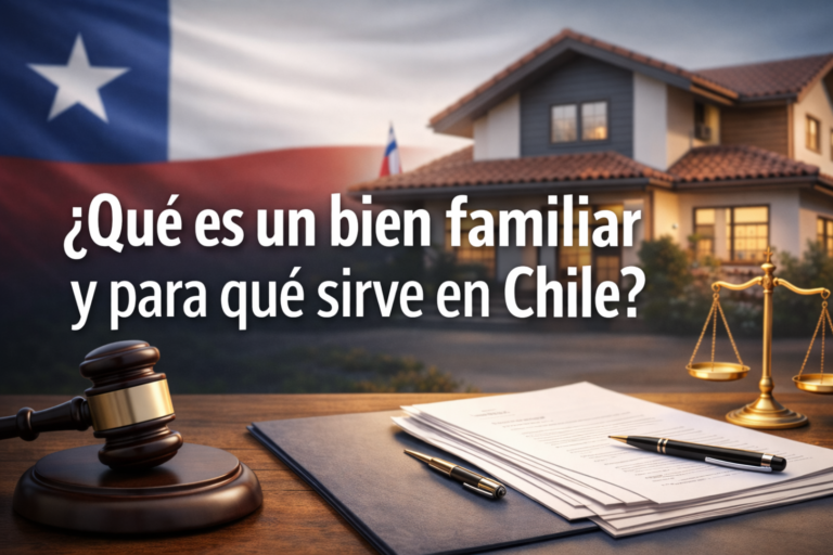 ¿Qué es un bien familiar y para qué sirve en Chile?