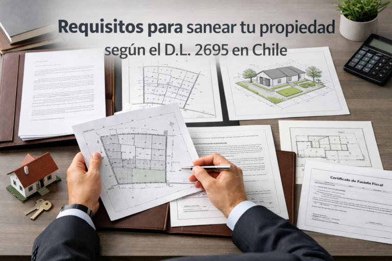 requisitos para sanear propiedad D.L. 2695