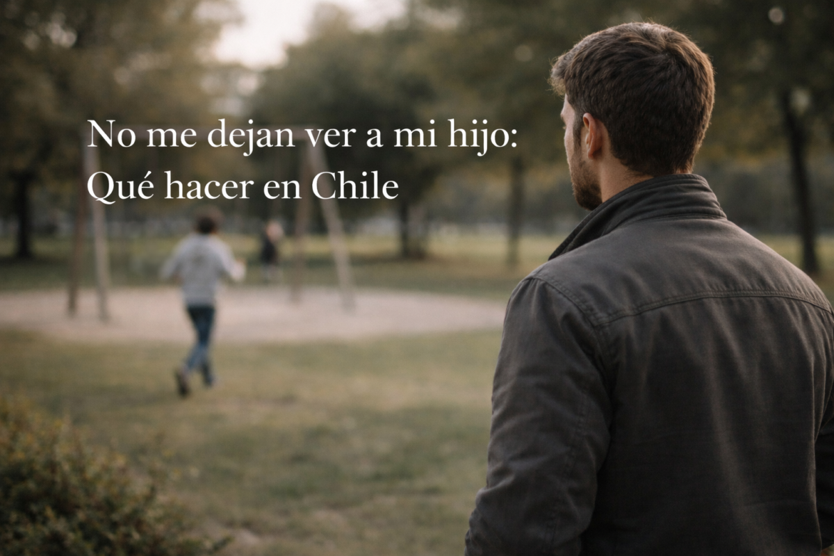 no me dejan ver a mi hijo