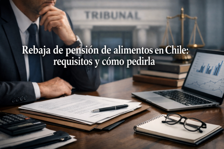 rebaja de pensión de alimentos en chile