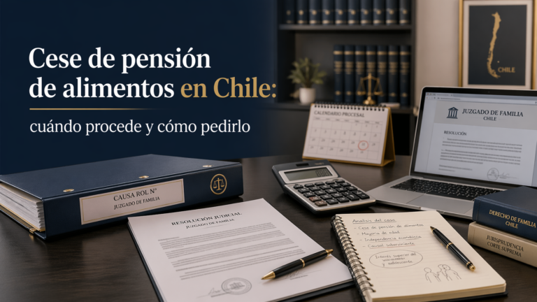 cuando procede y como se pide el cese de alimentos