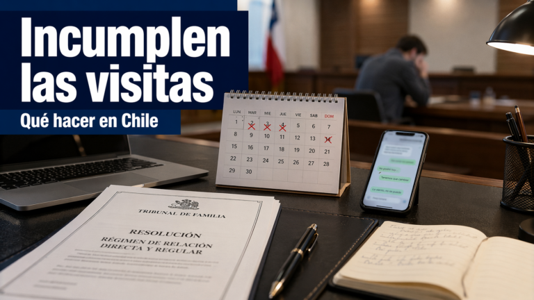 incumplimiento de regimen de relacion directa y regular