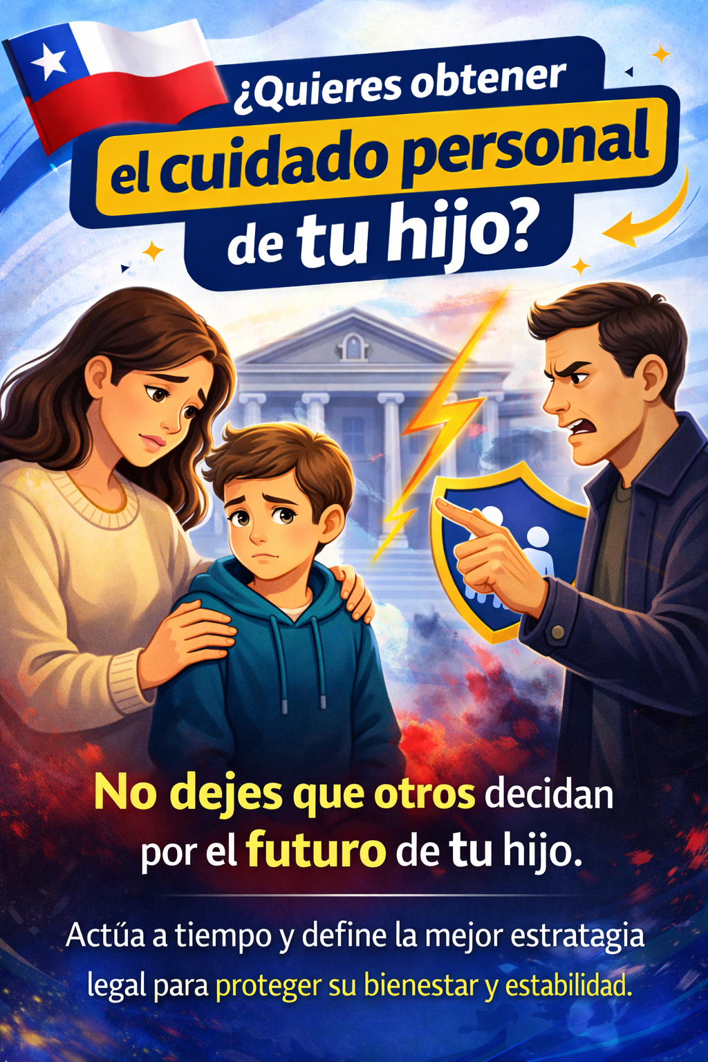 ¿Cómo obtener el cuidado personal de mi hijo en Chile? obtener tuición