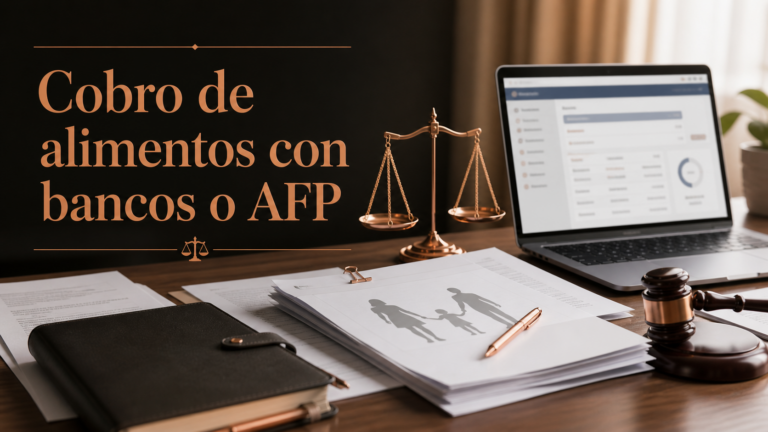 Cobro de deuda de pensión de alimentos con bancos o AFP