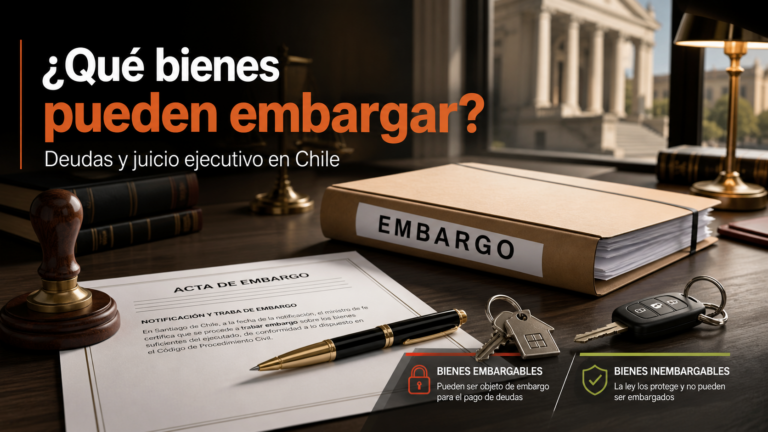 que bienes pueden embargar
