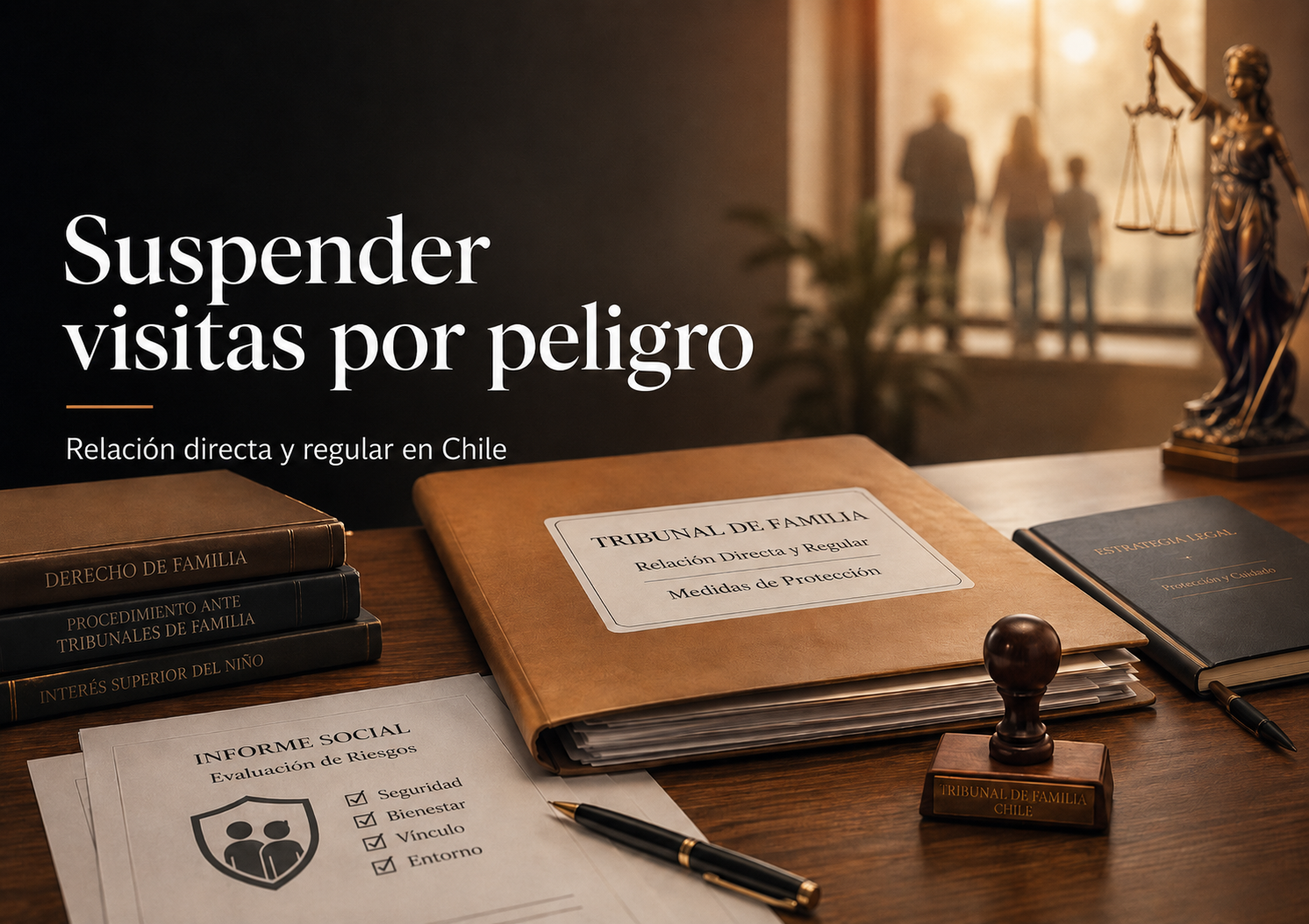 Suspensión de visitas por peligro para el niño en Chile