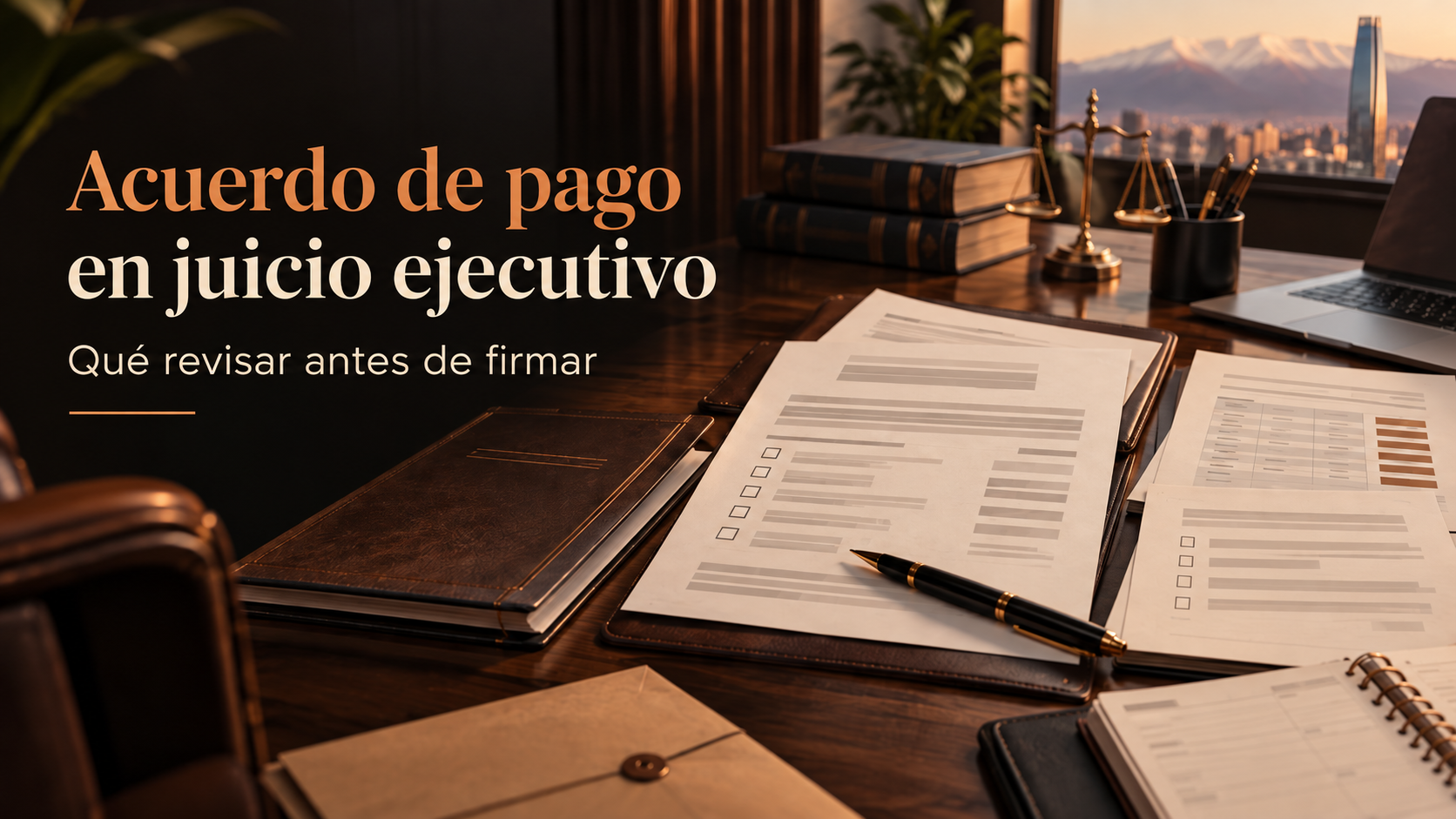 Acuerdo de pago en juicio ejecutivo, revisión de cuotas, embargo y condiciones del convenio en Chile