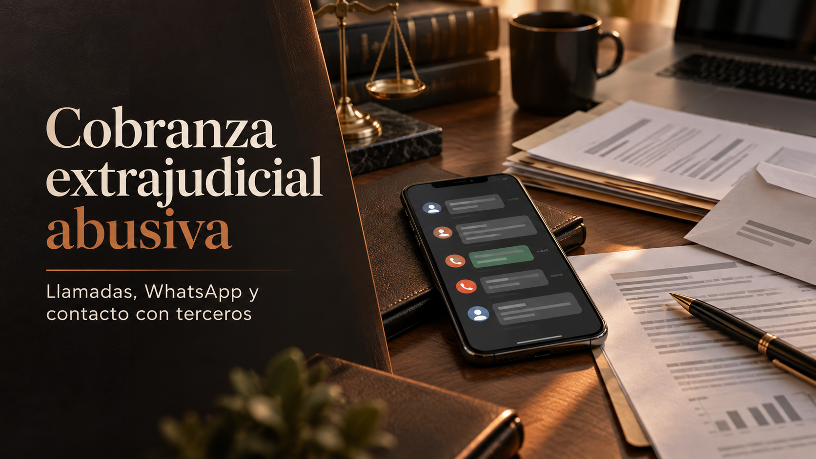Cobranza extrajudicial abusiva por llamadas, WhatsApp y contacto con terceros en Chile